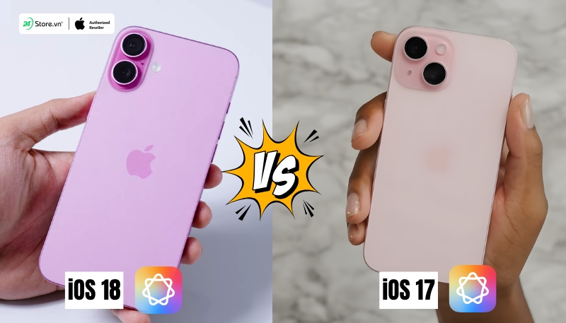 so sánh tính năng AI trên iPhone 16 plus và iphone 15 plus