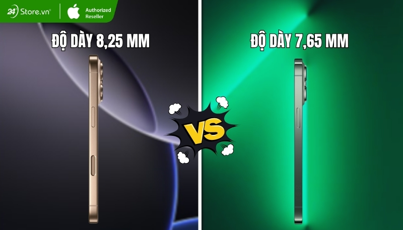 So sánh thiết kế iPhone 13 Pro Max và iPhone 16 Pro Max