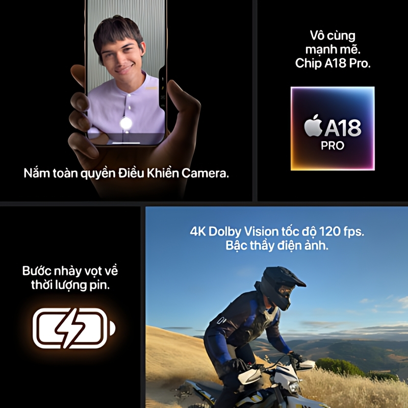 hiệu năng chip a18 pro trên iphone 16 pro max