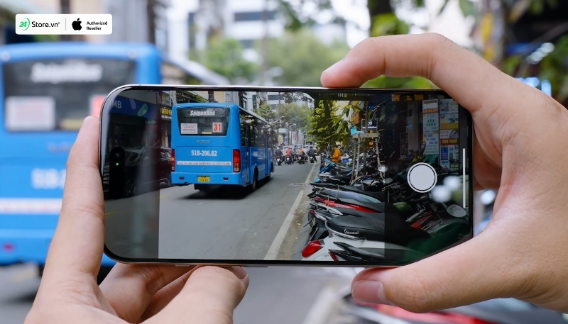 nút điều khiển camera trên iphone 16 pro max