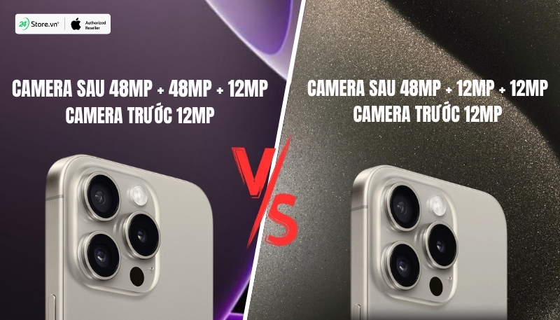 so sánh về camera iphone 16 pro max và iphone 15 pro max