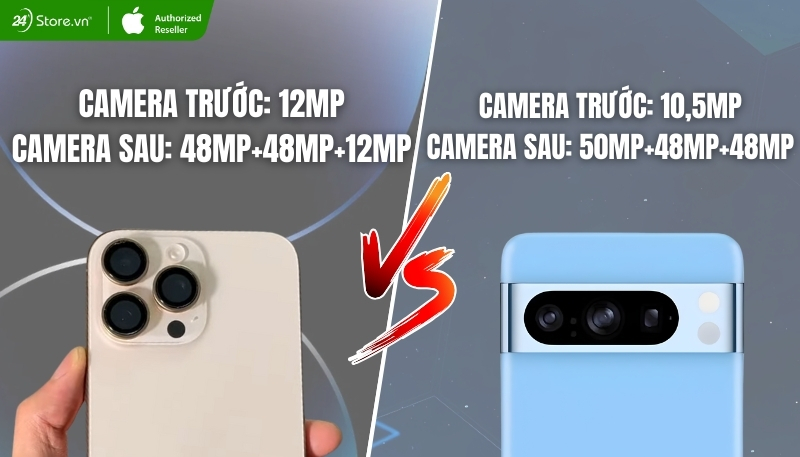 So sánh camera Pixel 8 Pro và iPhone 16 Pro Max
