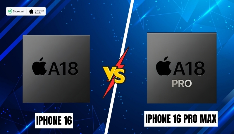 so sánh hiệu năng iphone 16 và iphone 16 pro max