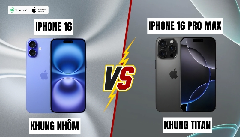 so sánh thiết kế iphone 16 và iphone 16 pro max