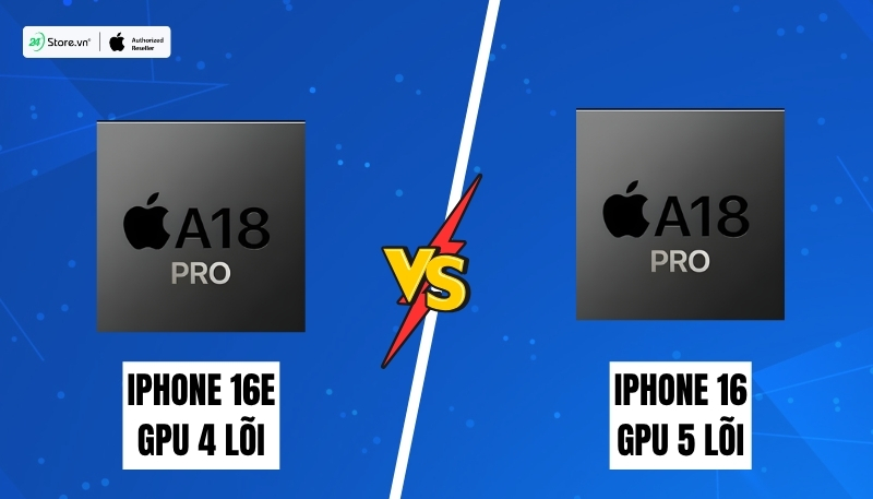 so sánh hiệu năng iphone 16e và iphone 16