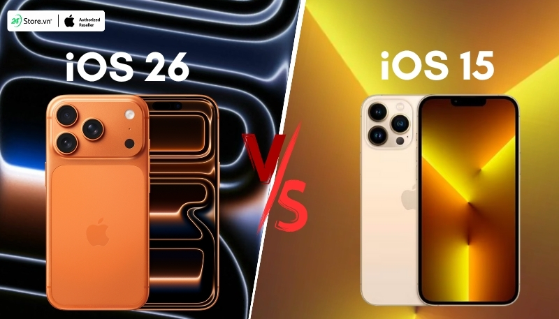 so sánh hệ điều hành iphone 17 pro max và iphone 13 pro max