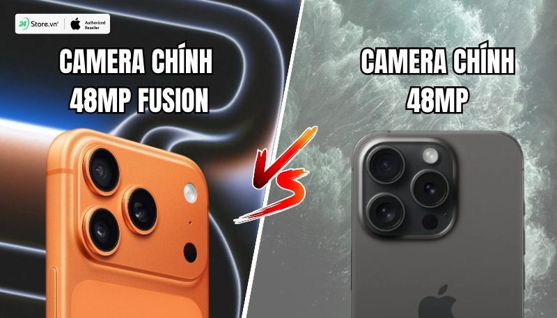 so sánh camera iphone 17 pro max và iphone 15 pro
