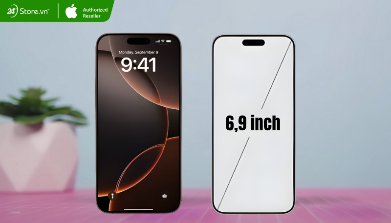 iPhone 16 Pro Max về màn hình