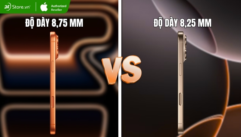 So sánh iPhone 17 Pro Max và iPhone 16 Pro Max thiết kế