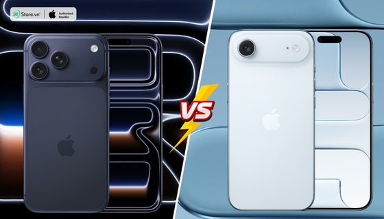 khác biệt 17 pro max và iphone air