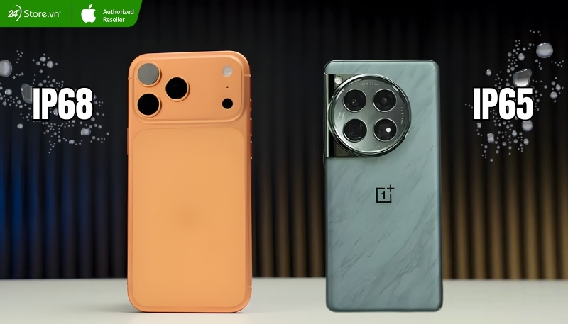 chuẩn chống nước iphonne 17 pro max và oneplus 12