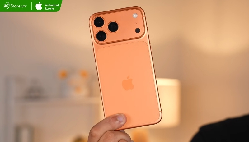 iphone 17 pro max màu cam vũ trụ
