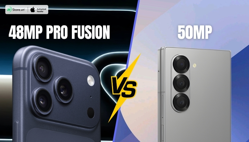 camera iphone 17 pro max và samsung galaxy z fold6