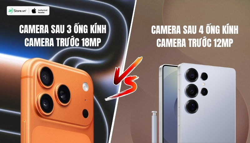 so sánh camera iphone 17 pro max và samsung s25 ultra