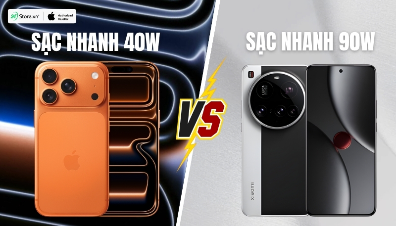 so sánh pin và sạc iphone 17 pro max và xiaomi 15 ultra