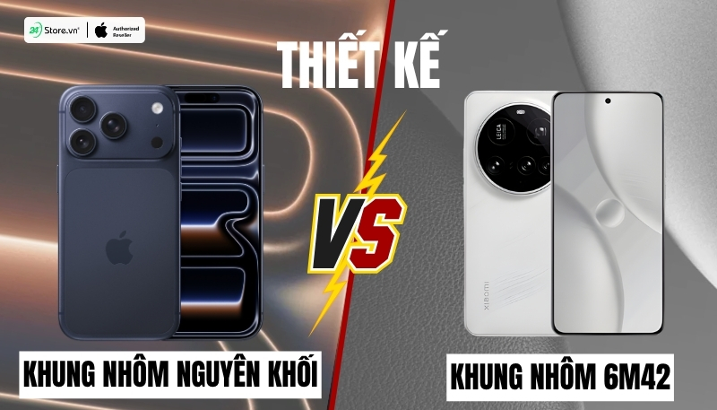 so sánh thiết kế iphone 17 pro max và xiaomi 15 ultra