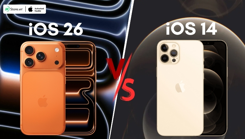 so sánh tính năng AI iphone 17 pro và iphone 12 pro