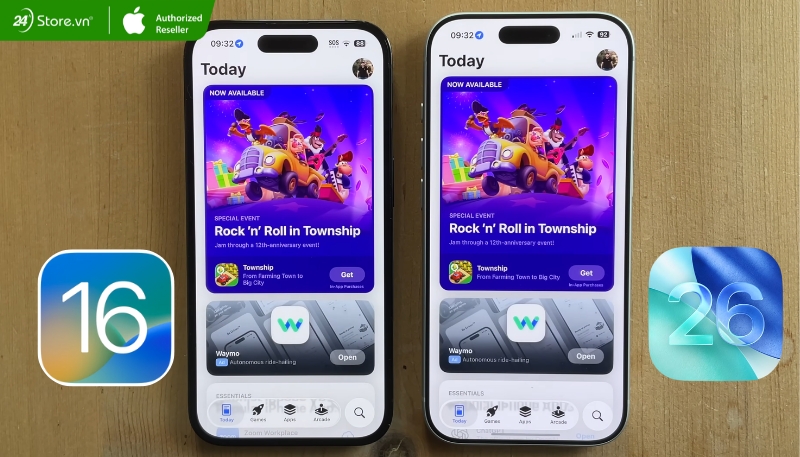 So sánh hệ điều hành iPhone 17 Pro và iPhone 14 Pro