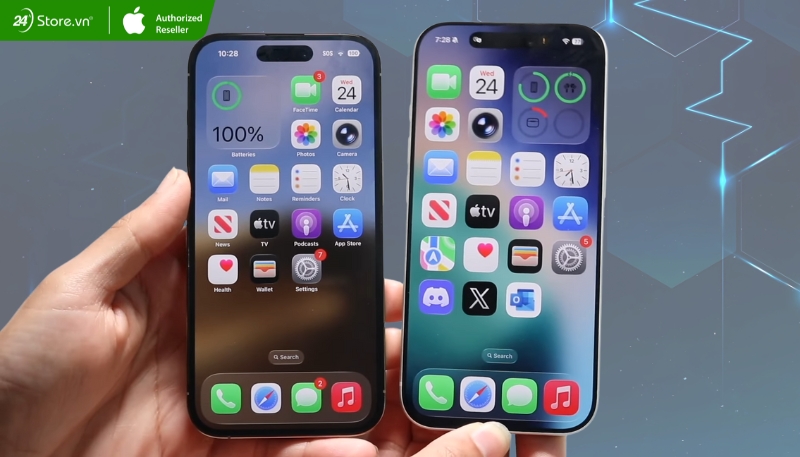 So sánh màn hình iPhone 17 Pro và iPhone 14 Pro