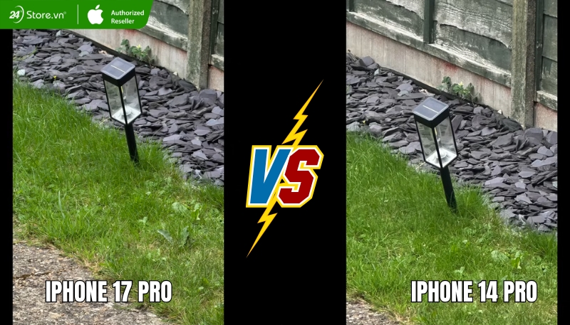 Test camera mức zoom 8x của iPhone 17 Pro và iPhone 14 Pro