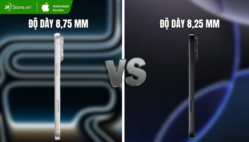 So sánh iPhone 17 Pro và iPhone 16 Pro thiết kế