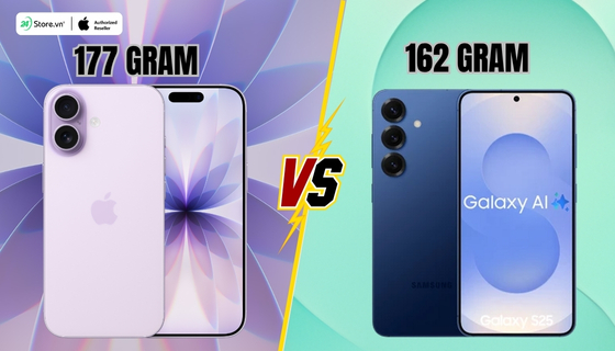 so sánh iphone 17 và galaxy s25 chi tiết