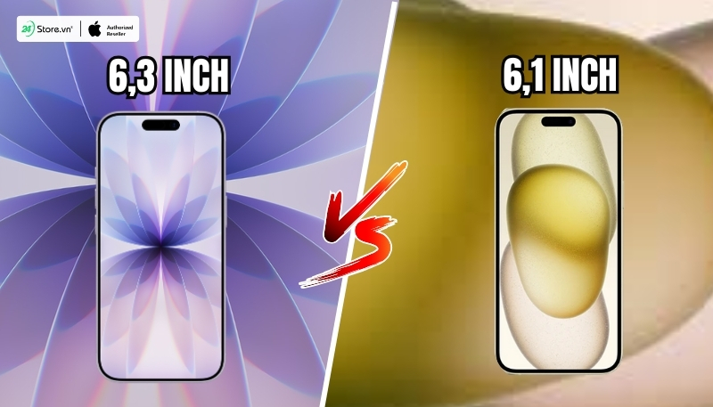 so sánh màn hình iphone 17 và iphone 15