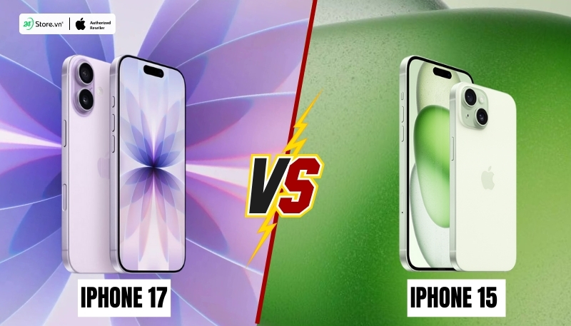 so sánh thiết kế iphone 17 và ipjhone 15