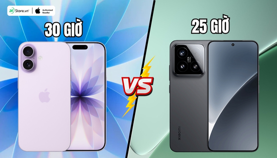 So sánh iPhone 17 và Xiaomi 15 về pin