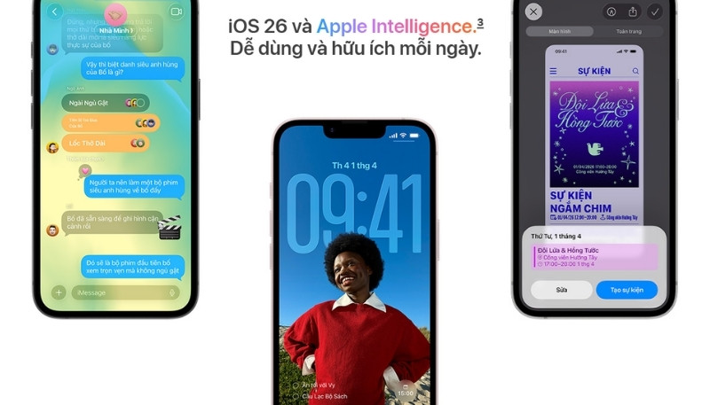hệ điều hành iphone 17e và iphone 17