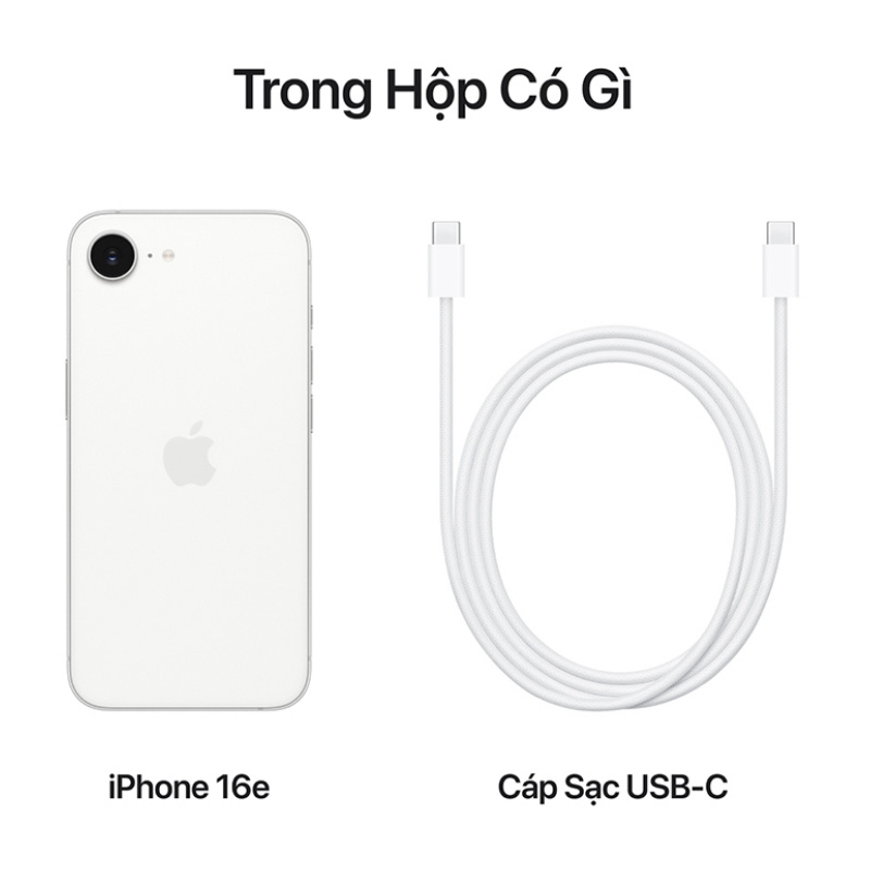 iphone 16e trong hộp có gì
