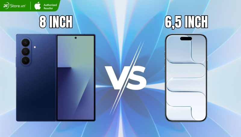 so sánh màn hình galaxy z fold7 và iphone air