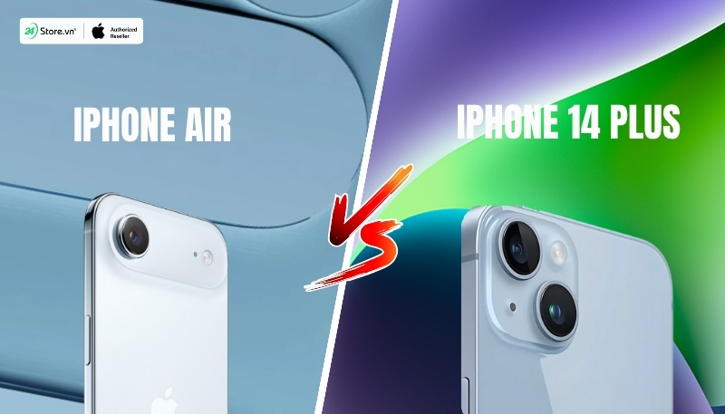 so sánh camera iphone air và iphone 14 plus