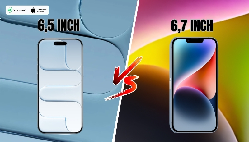 so sánh màn hình iphone air và iphone 14 plus