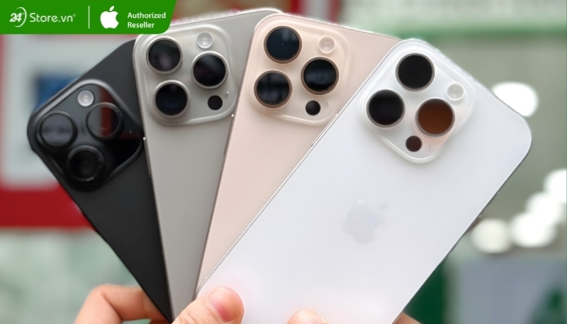 Bảng màu iPhone 16 Pro Max