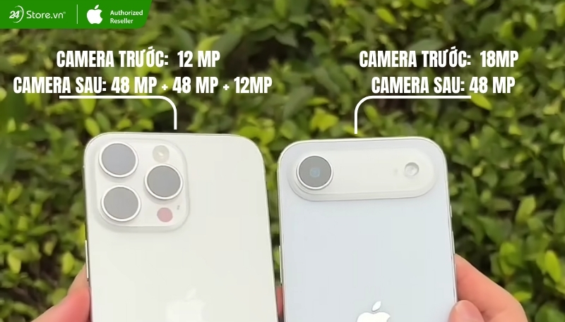 So sánh camera iPhone Air và iPhone 16 Pro Max