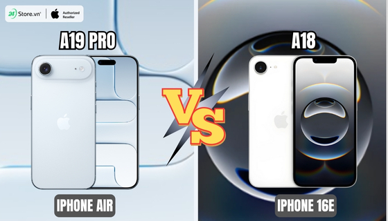 so sánh iPhone 16e và iPhone Air