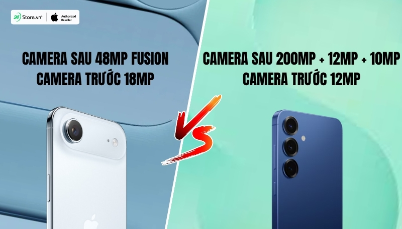 so sánh camera iphone air và samsung galaxy s25 plus