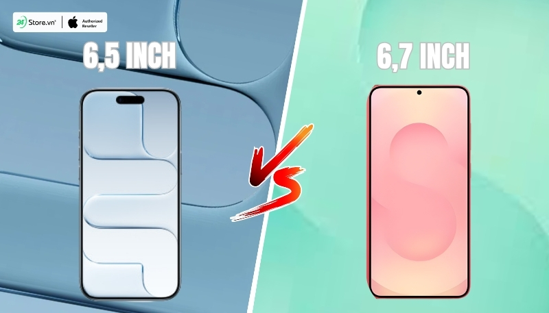 so sánh màn hình iphone air và samsung galaxy s25 plus