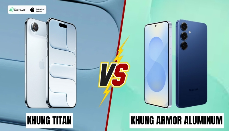 so sánh thiết kế iphone air và samsung galaxy s25 plus