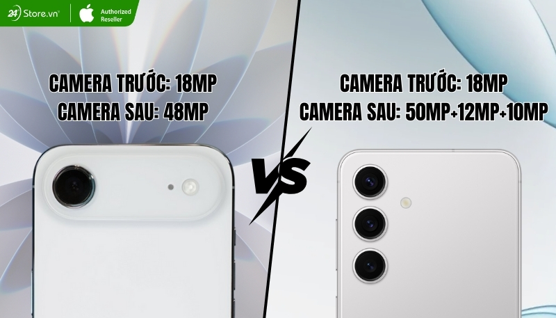 so sánh camera iphone air và samsung s24 plus