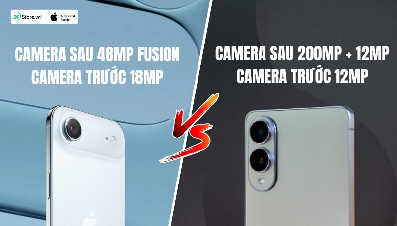so sánh camera iphone air và samsung s25 edge