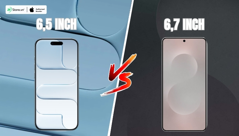 so sánh màn hình iphone air và samsung s25 edge