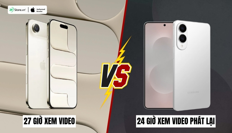 so sánh pin và sạc iphone air và samsung s25 edge