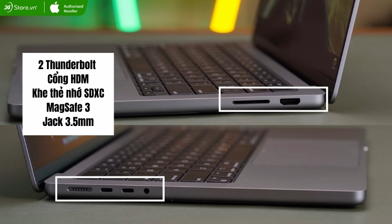 cổng kết nối macbook pro m3