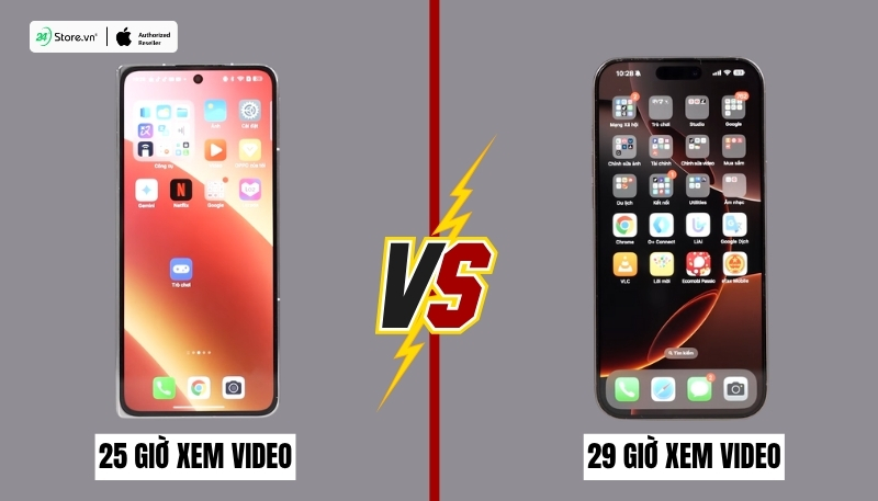 so sánh pin và sạc oppo find n5 và iphone 16 pro max