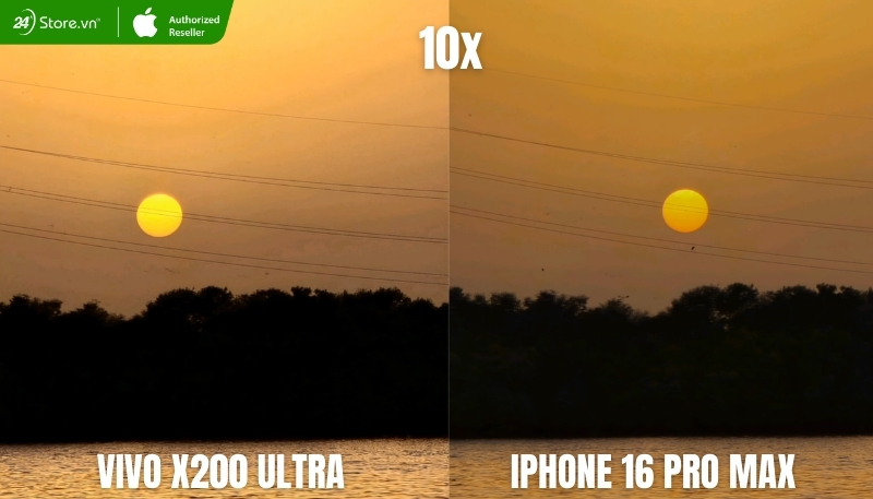 Ảnh chụp của Vivo X200 Ultra và iPhone 16 Pro Max
