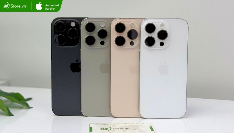 Các màu của iPhone 16 Pro Max