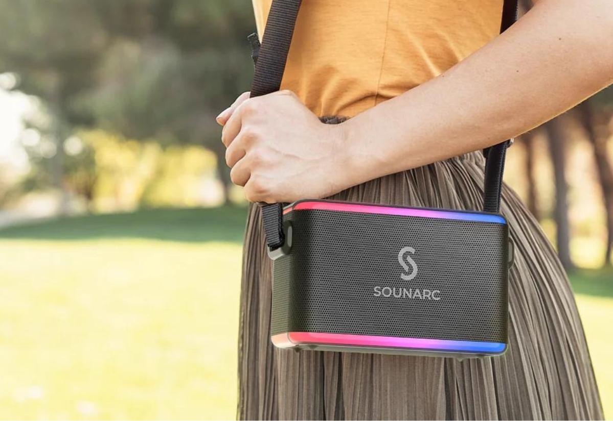 Loa SOUNARC A1 Karaoke Party Speaker kháng nước IPX6 Dây đeo loa SOUNARC A1