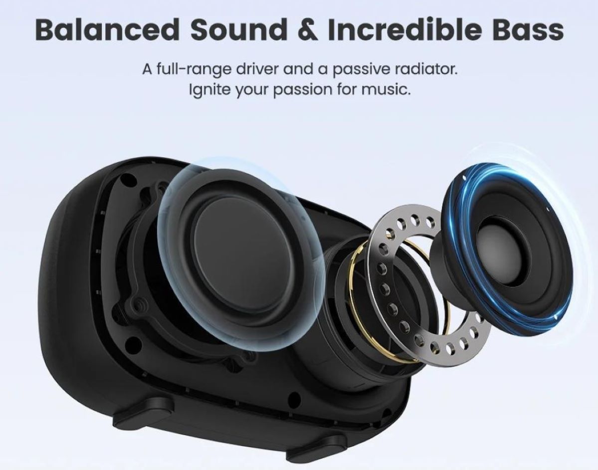 Loa Bluetooth Sounarc P1 Âm thanh cân bằng kèm âm bass đáng kinh ngạc